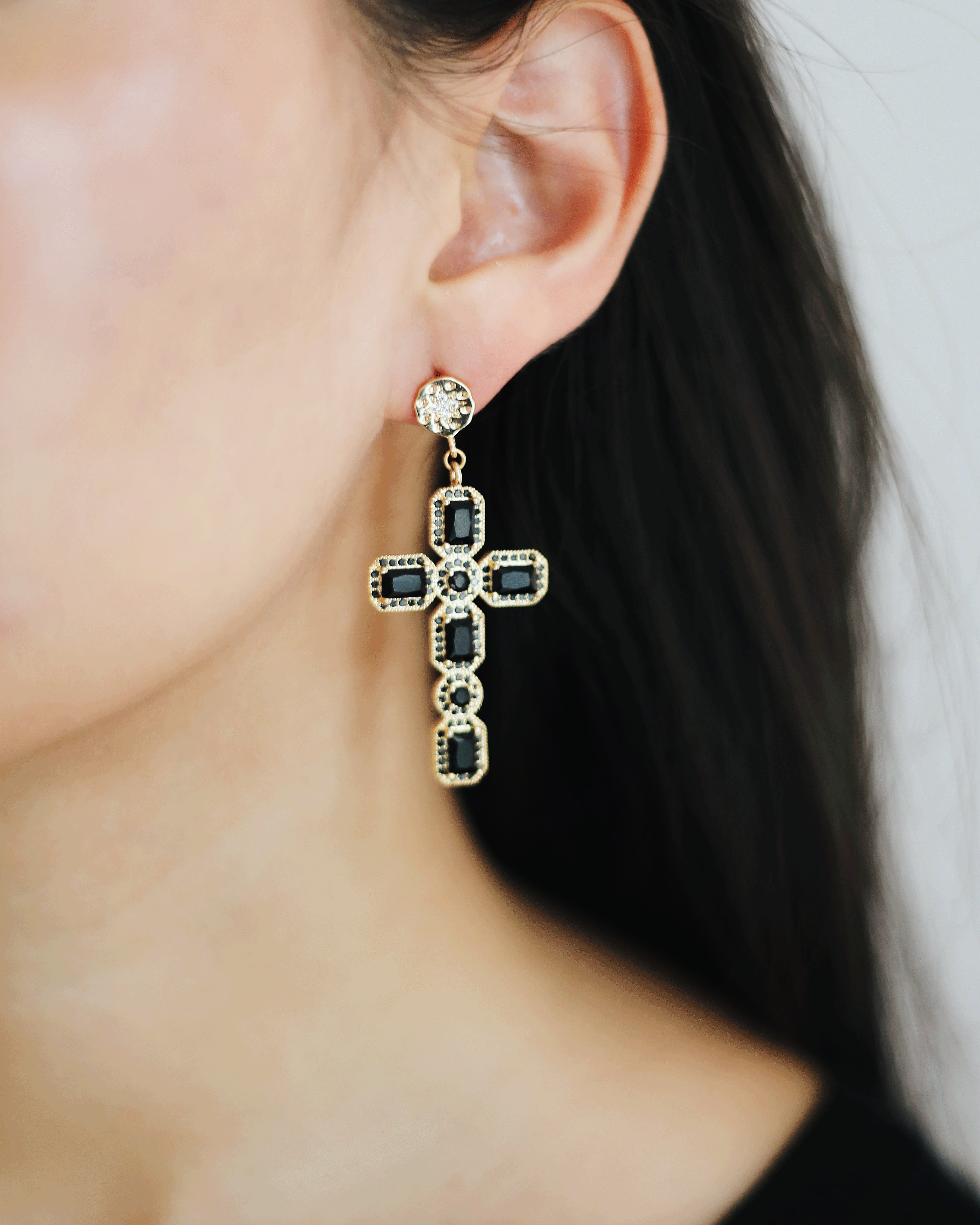 Cruz | Boucles Pendantes