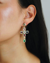 Cruz | Boucles Pendantes