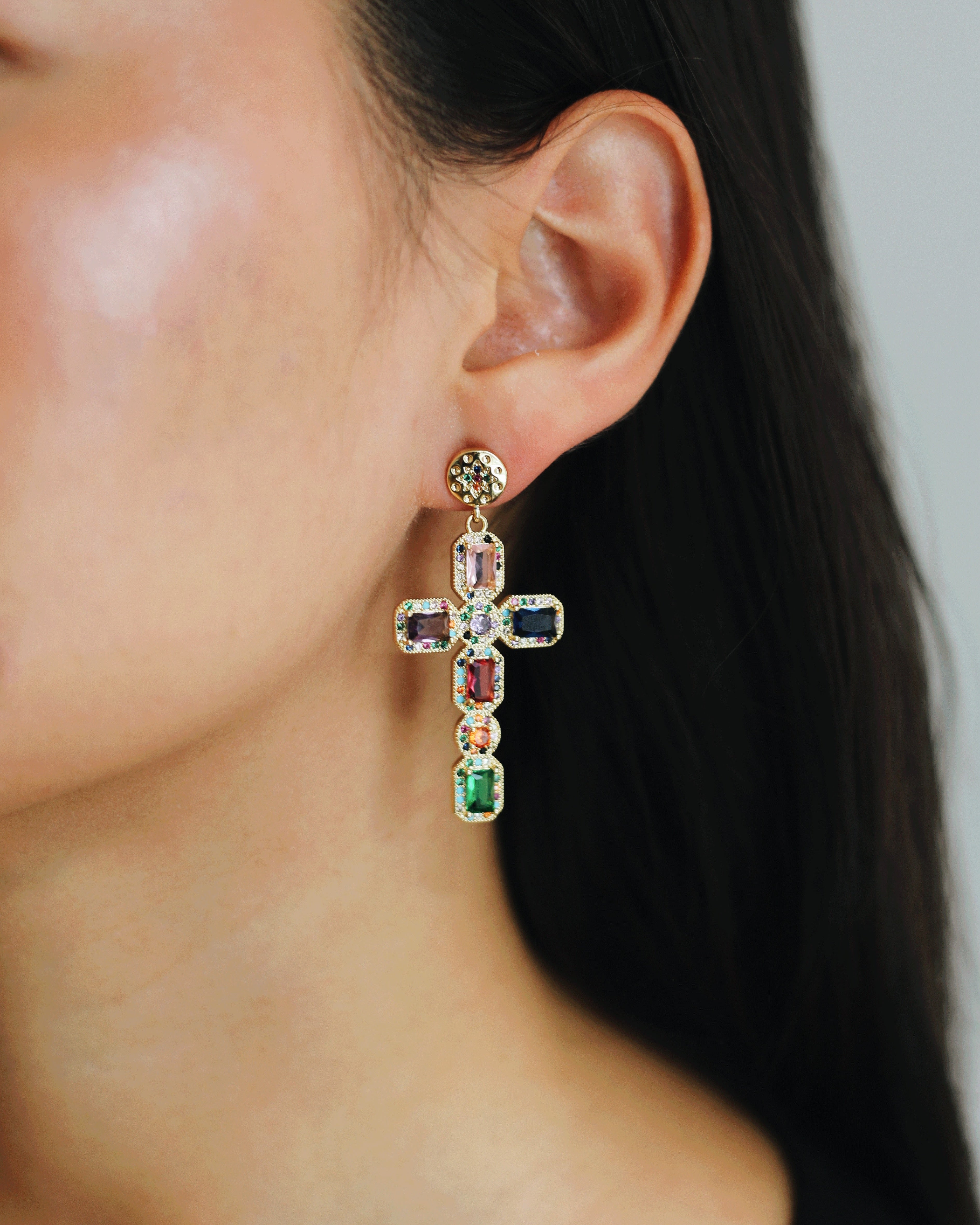 Cruz | Boucles Pendantes