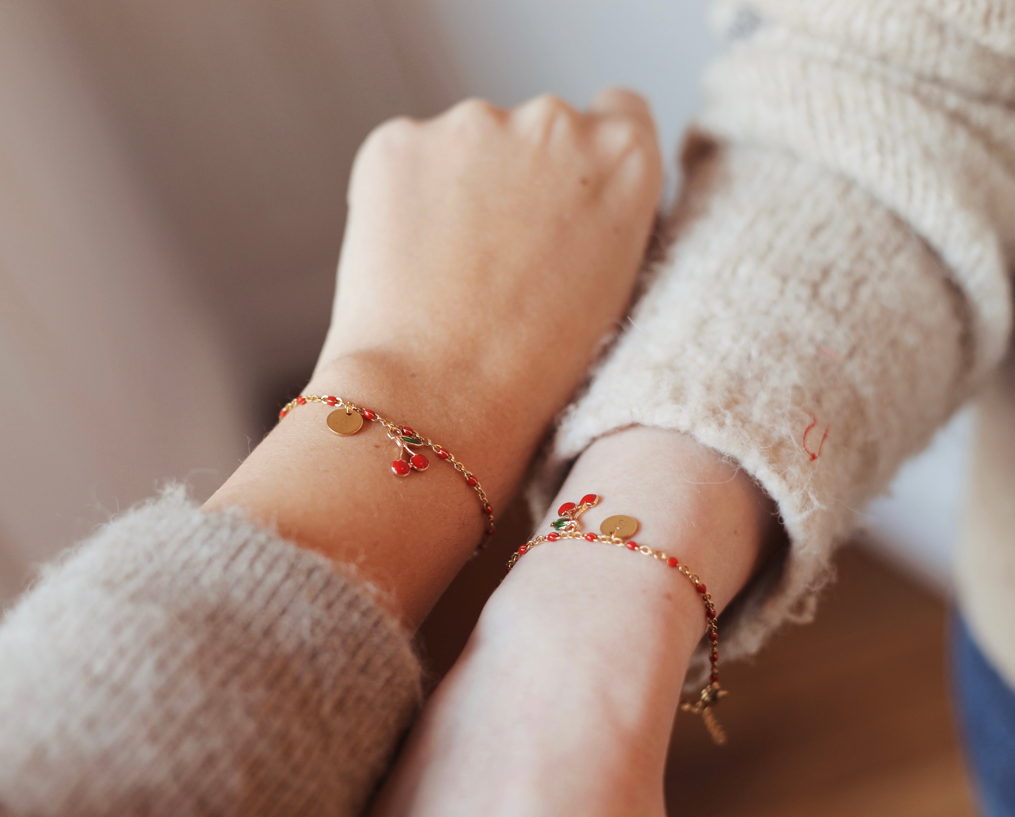 Ma Cerise I Bracelet à charms